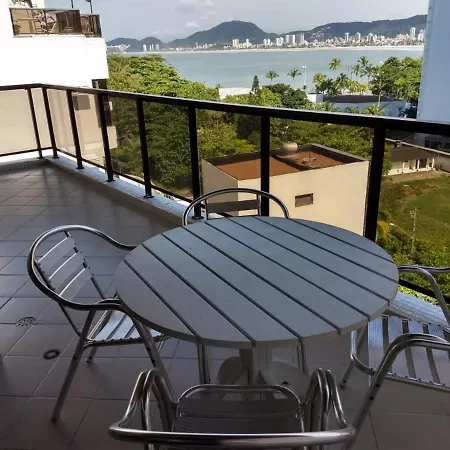 Moderno Apartamento Na Enseada Com Wi-Fi E Vista Espetacular - Para Familia E Home Office - 200M Da Praia-2